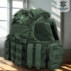 MilForce Carrier Mk1 – Tactical Plate Carrier Vest (Green)